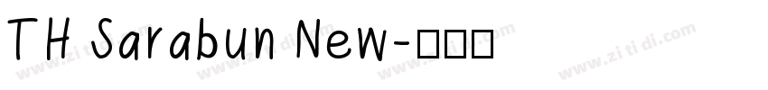 TH Sarabun New字体转换